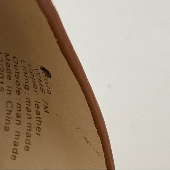 Kenneth Cole Sora Leather Criss Cross Block Heel Sandals - Picture 9 of 10